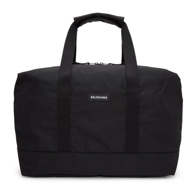 Photo: Balenciaga Black Medium Explorer Duffle Bag
