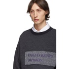 Enfants Riches Deprimes Purple Nouveau Logo Sweatshirt