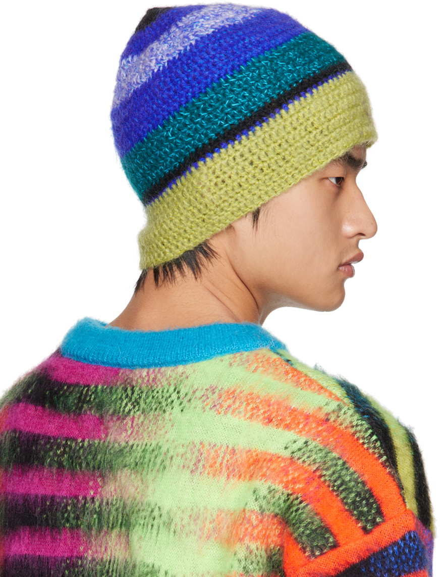 AGR Blue Crochet Beanie