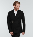 Givenchy - Double-breasted wool-blend blazer