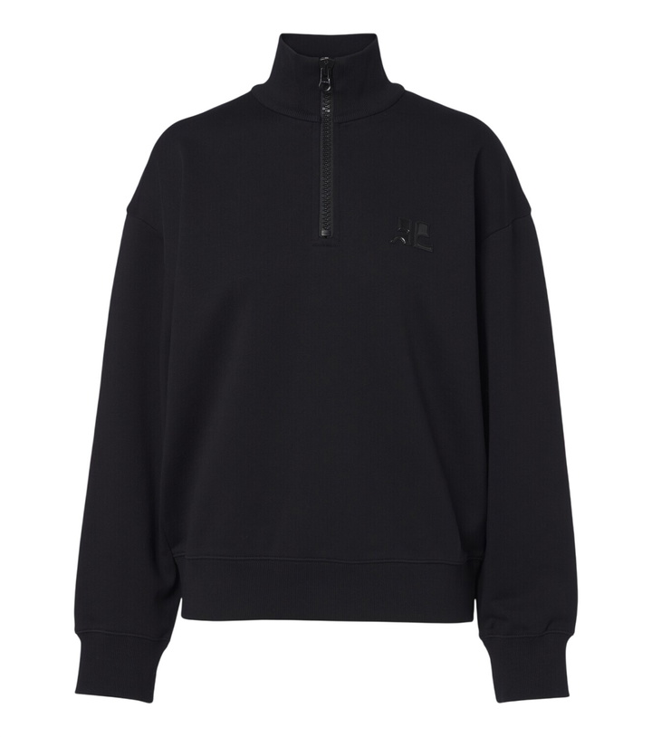 Photo: Courrèges Cotton fleece sweatshirt