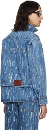 Andersson Bell Blue Layered Denim Jacket