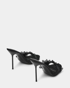 Steve Madden Davina-L Heels in Black Satin