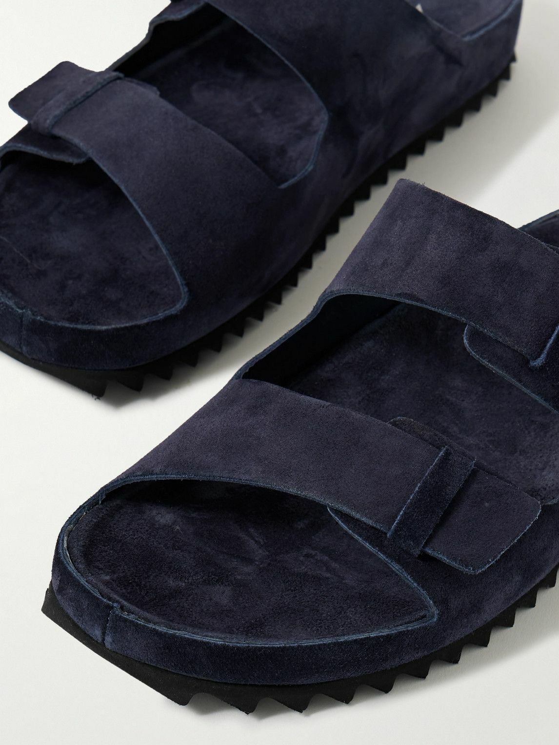 Officine Creative - Agora Suede Sandals - Blue