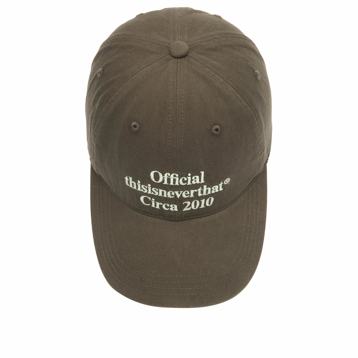 thisisneverthat Men's Times Cap in Dark Brown 