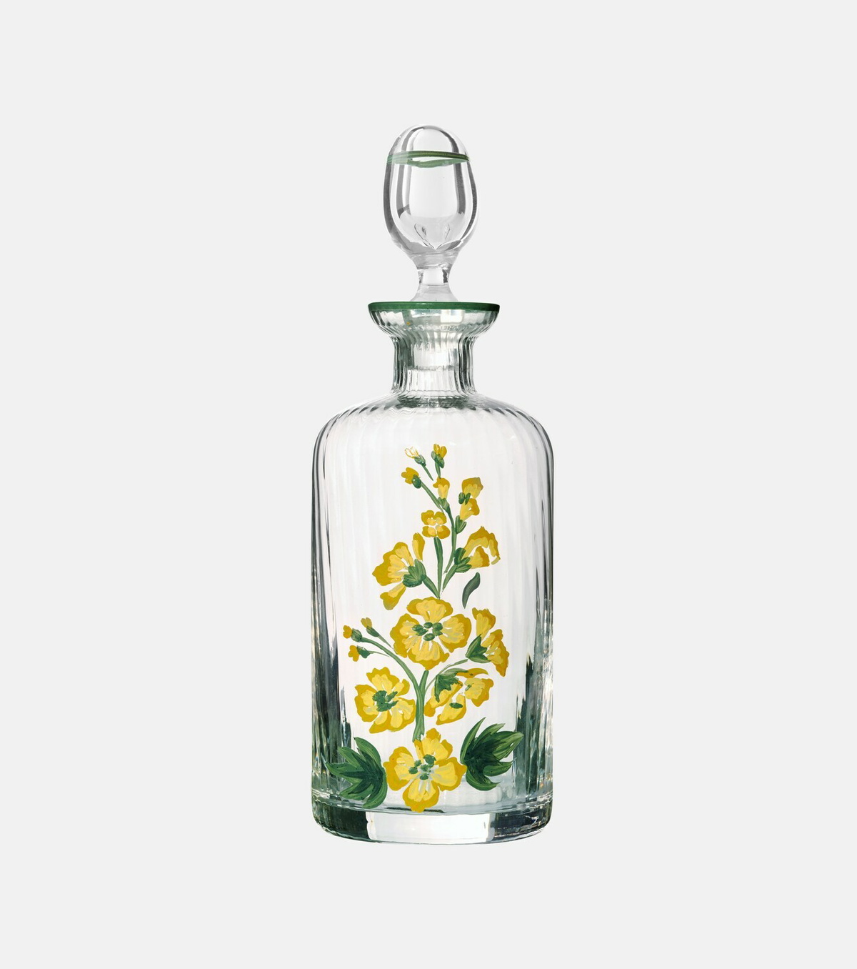 Cabana Primrose Murano glass oil bottle