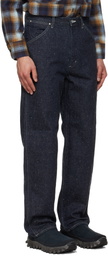 South2 West8 Navy 5P Jeans