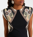 La DoubleJ Lela printed jersey minidress