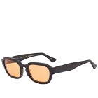 Colorful Standard Sunglass 01 in Deep Black Solid