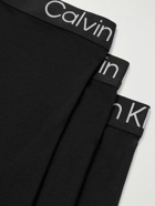 Calvin Klein Underwear - Ultra Soft Modern Three-Pack Stretch-Modal Boxer Briefs - Black
