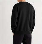 rag & bone - Damon Fleece-Back Cotton-Blend Jersey Sweatshirt - Black