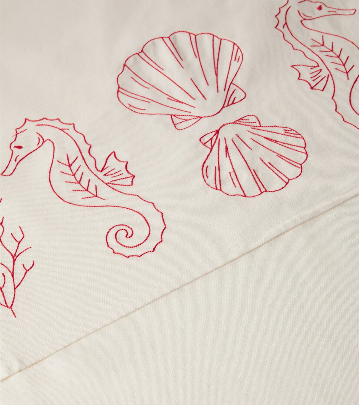 Les-Ottomans Embroidered linen tablecloth