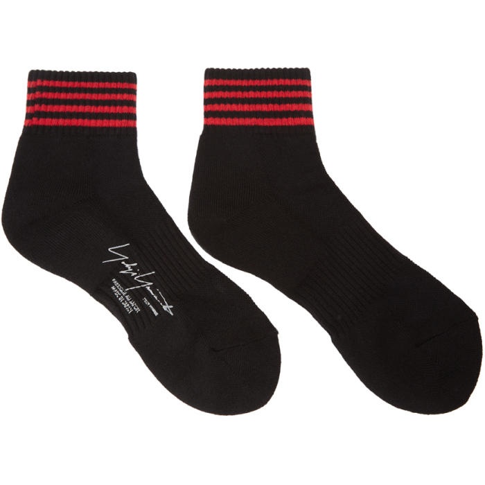Photo: Yohji Yamamoto Black and Red Stripe Socks