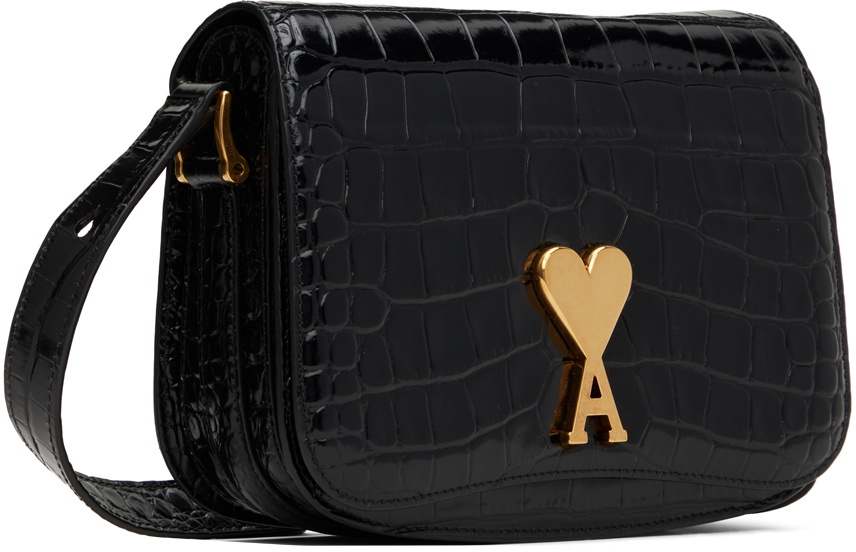 AMI Alexandre Mattiussi Black Small Paris Paris Bag