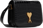 AMI Alexandre Mattiussi Black Small Paris Paris Bag