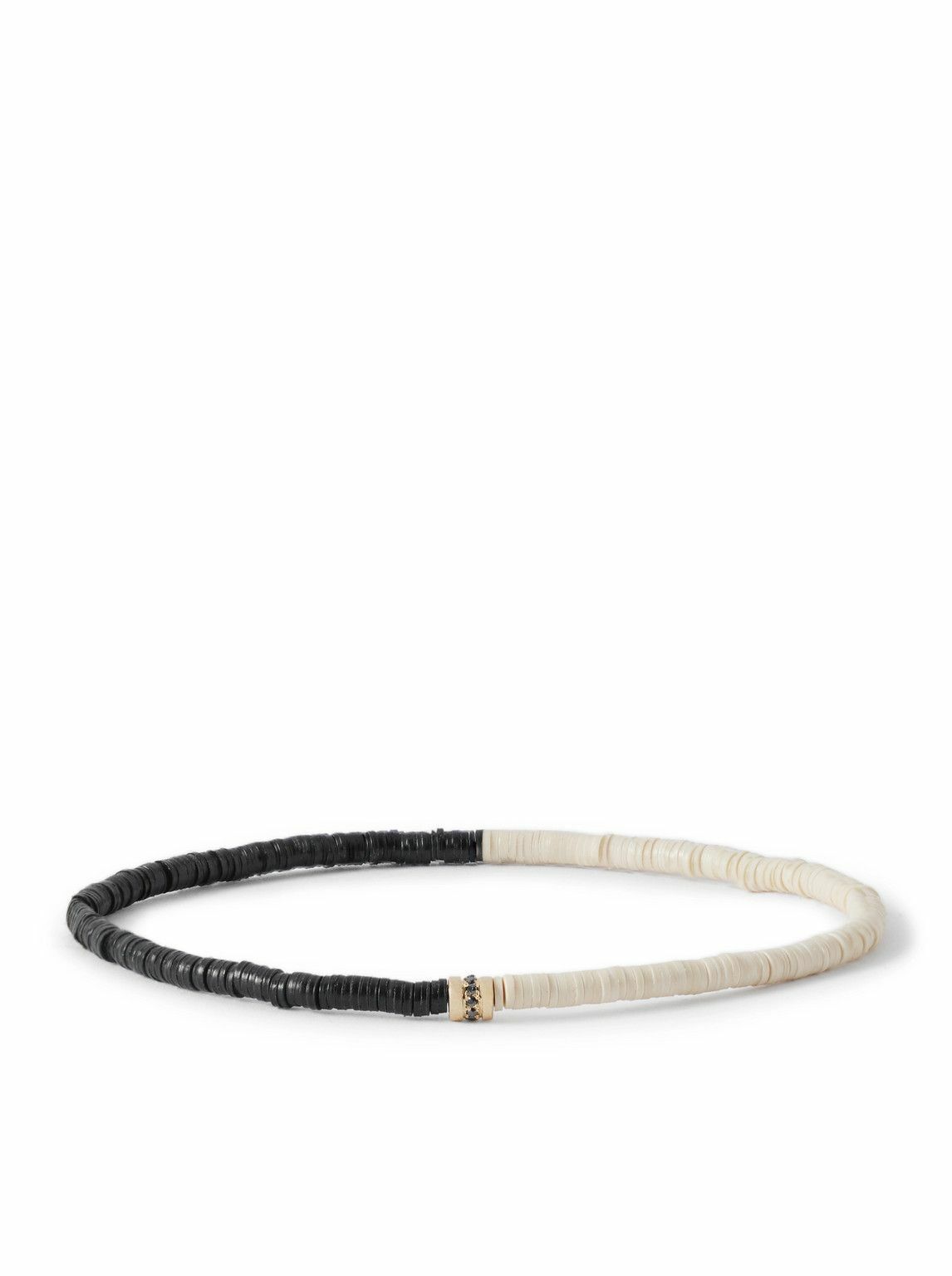 Luis Morais - 14-Karat Gold, Diamond and Stone Beaded Bracelet