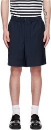 AMI Alexandre Mattiussi Navy Drawstring Shorts
