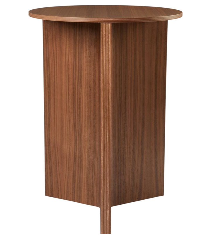 Photo: Hay Slit High walnut side table