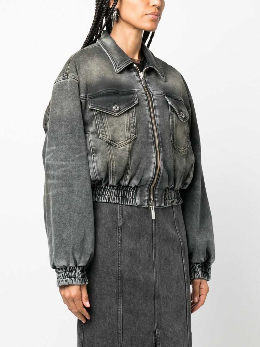 BLUMARINE Denim Cotton Jacket Blumarine