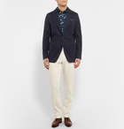 Berluti - Navy Slim-Fit Cotton-Jersey Blazer - Men - Navy