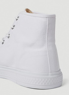 Canvas High Top Sneakers in White