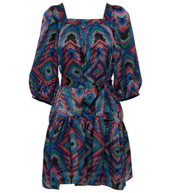 Photo: Eres Nightclub printed satin minidress