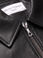 Officine Générale - Marus Slim-Fit Leather Jacket - Brown