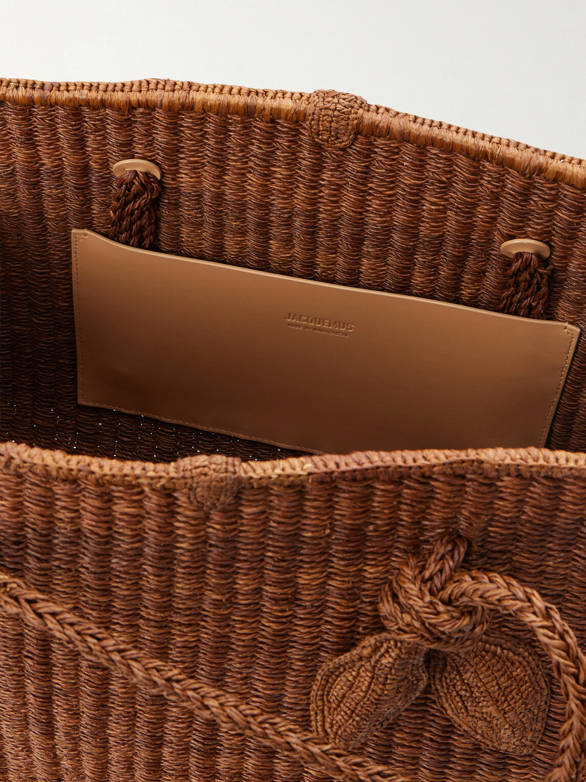 Jacquemus - Grand Turismo Raffia Tote Bag