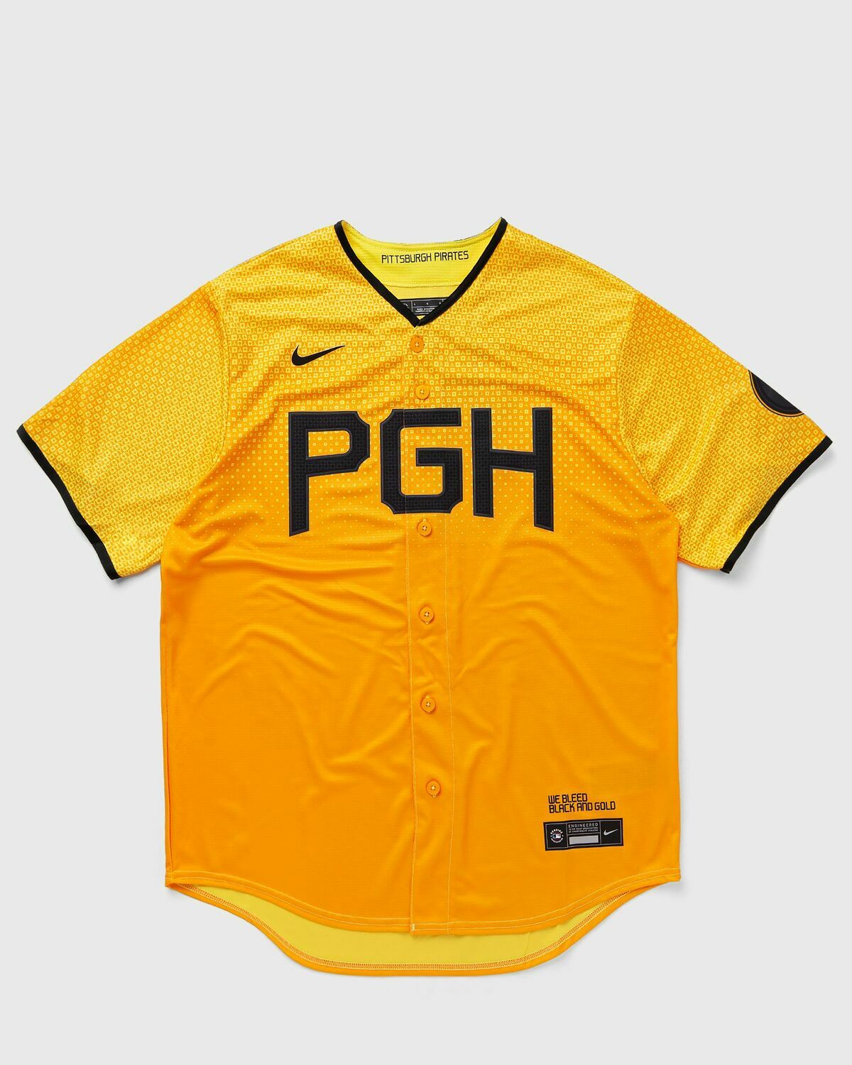 Nike Mlb Pittsburgh Pirates Official Replica Jersey City Connect Orange Jerseys