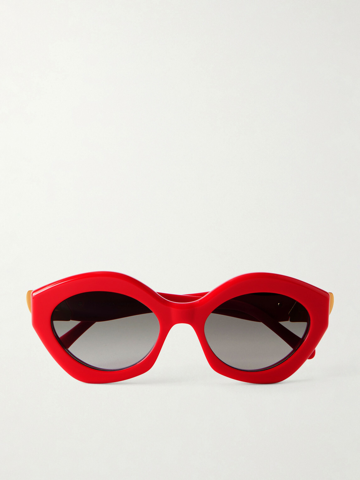 LOEWE - Coil Round-Frame Acetate Sunglasses - Red