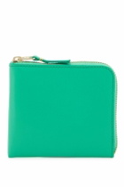 COMME DES GARCONS WALLET zip around wallet portfolio Green