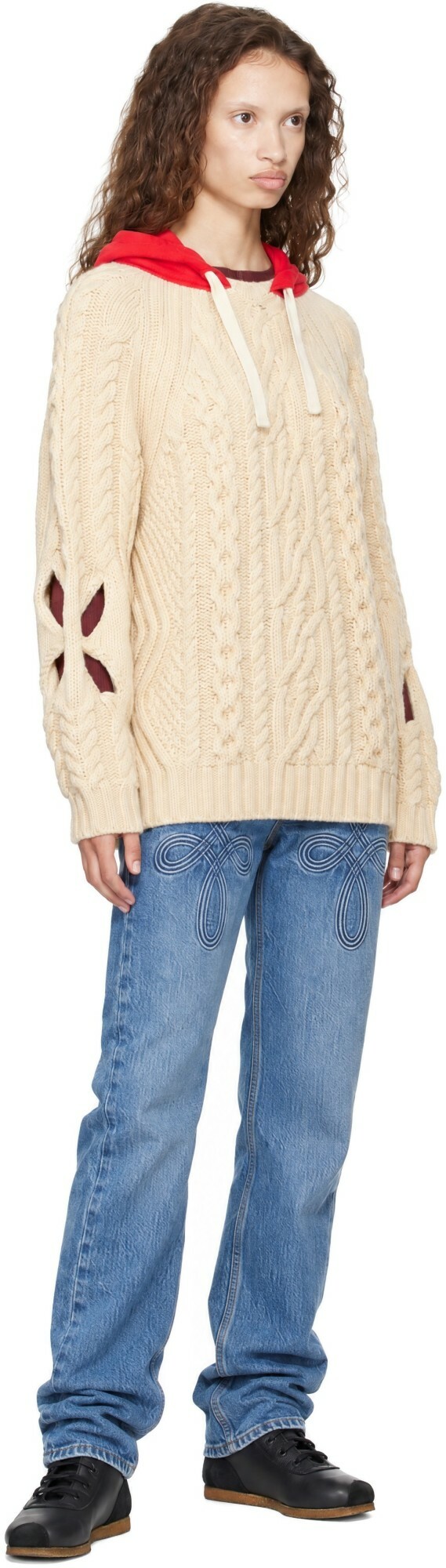 Stefan Cooke Off-White Cable Hoodie