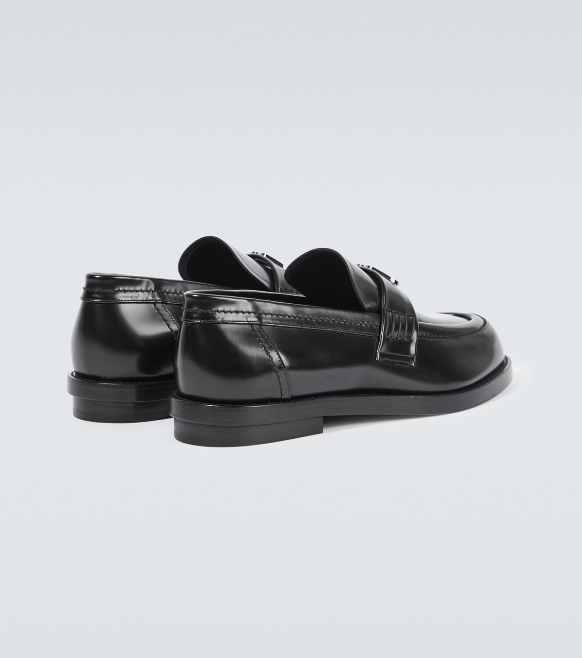 Alexander McQueen Seal Logo leather loafers