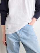 WTAPS - Ian Logo-Embroidered Cotton-Jersey T-Shirt - Gray