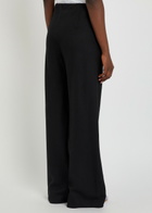 Vince Wide-leg Wool-blend Trousers Black