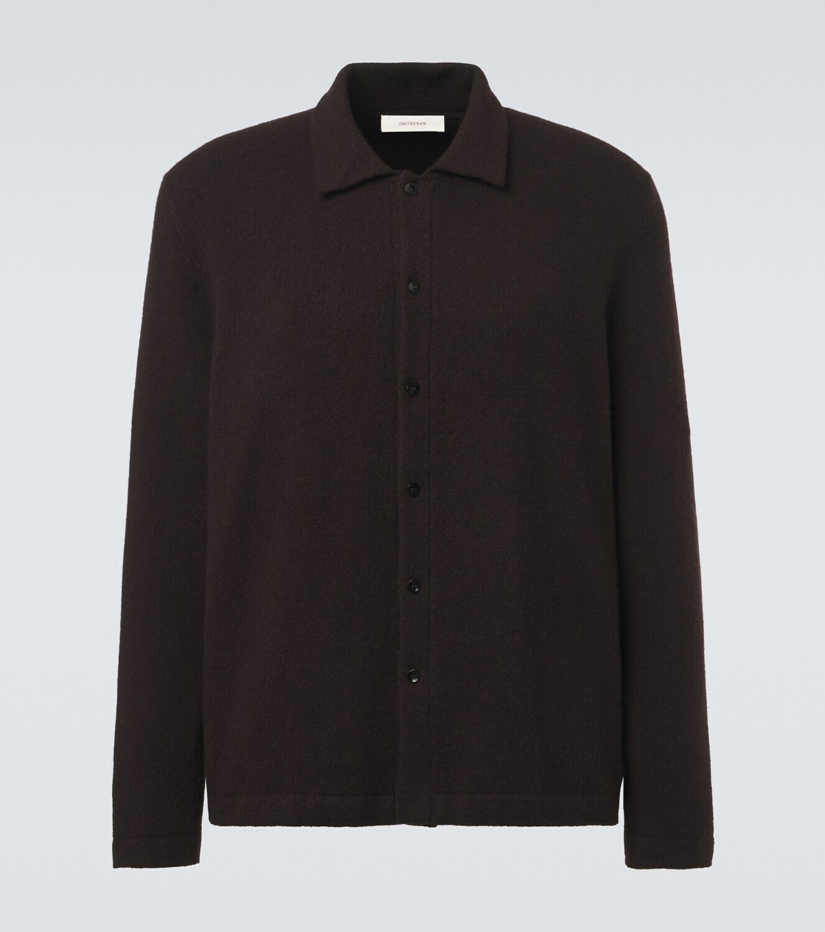 Umit Benan Winter Sunset cashmere and silk overshirt