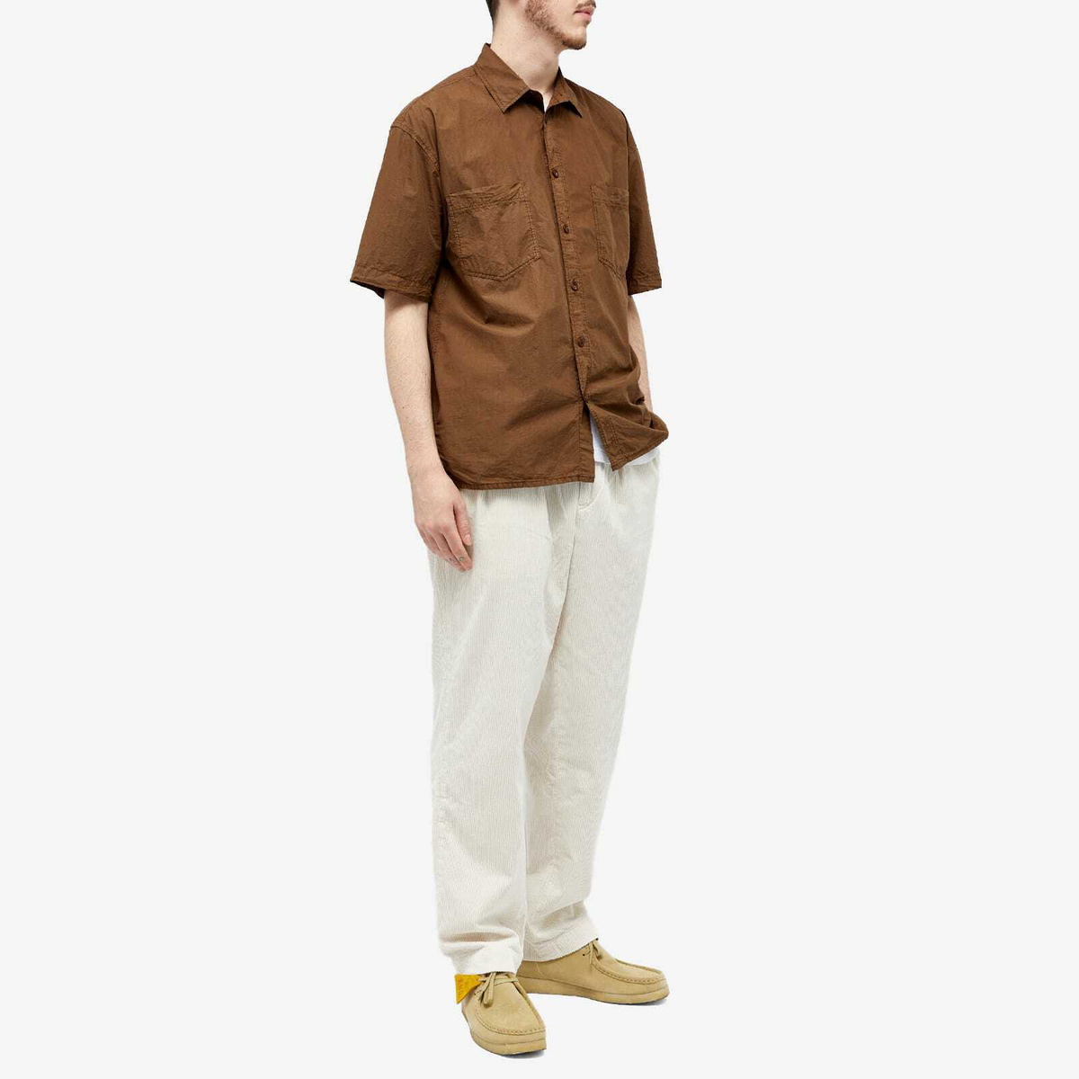 Polo Ralph Lauren Men's Corduroy Pleated Pant in Parchment Cream