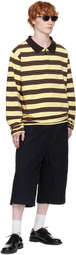 Still Kelly Yellow & Brown Oversized Polo