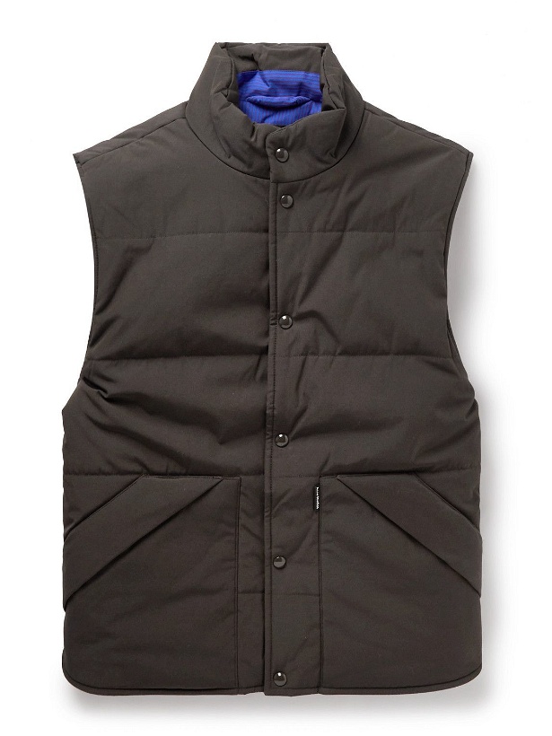 Photo: Acne Studios - Quilted Shell Down Gilet - Brown