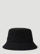 Burberry - Logo Embroidery Bucket Hat in Black