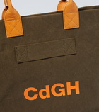 Comme des Garcons Homme - Logo cotton canvas tote bag