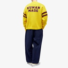 Human Made Men's Low Gauge Knit Cardigan in Yellow