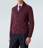 Kiton Rib-knitted cashmere cardigan