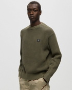 Patta Honeycomb Knitted Sweater Green - Mens - Pullovers