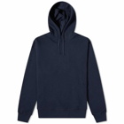 DENHAM Men's Montana Americana Popover Hoody in Navy