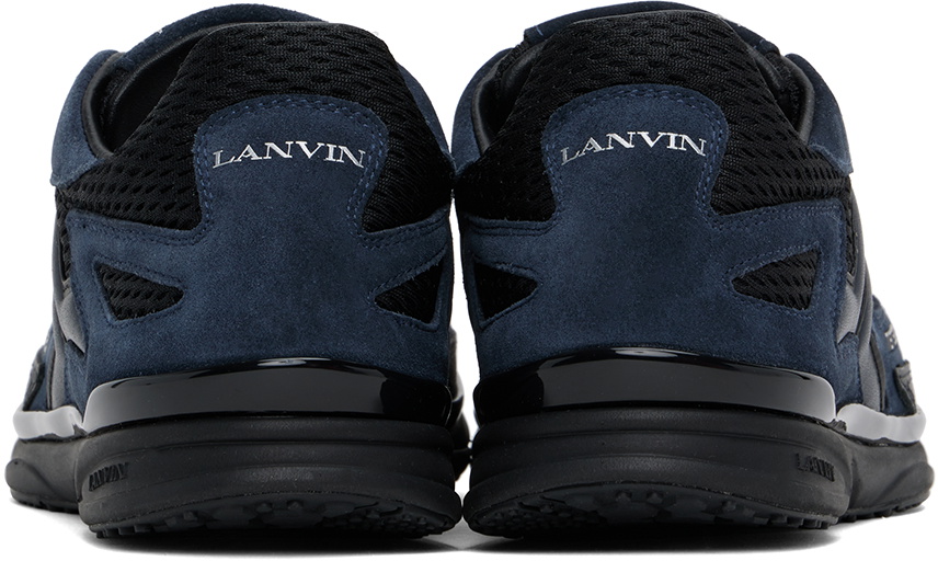Lanvin Black & Navy Meteor Sneakers Lanvin