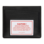 Maison Margiela Black Caution Card Holder