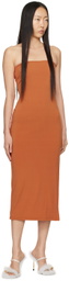 Miaou Orange Lila Midi Dress