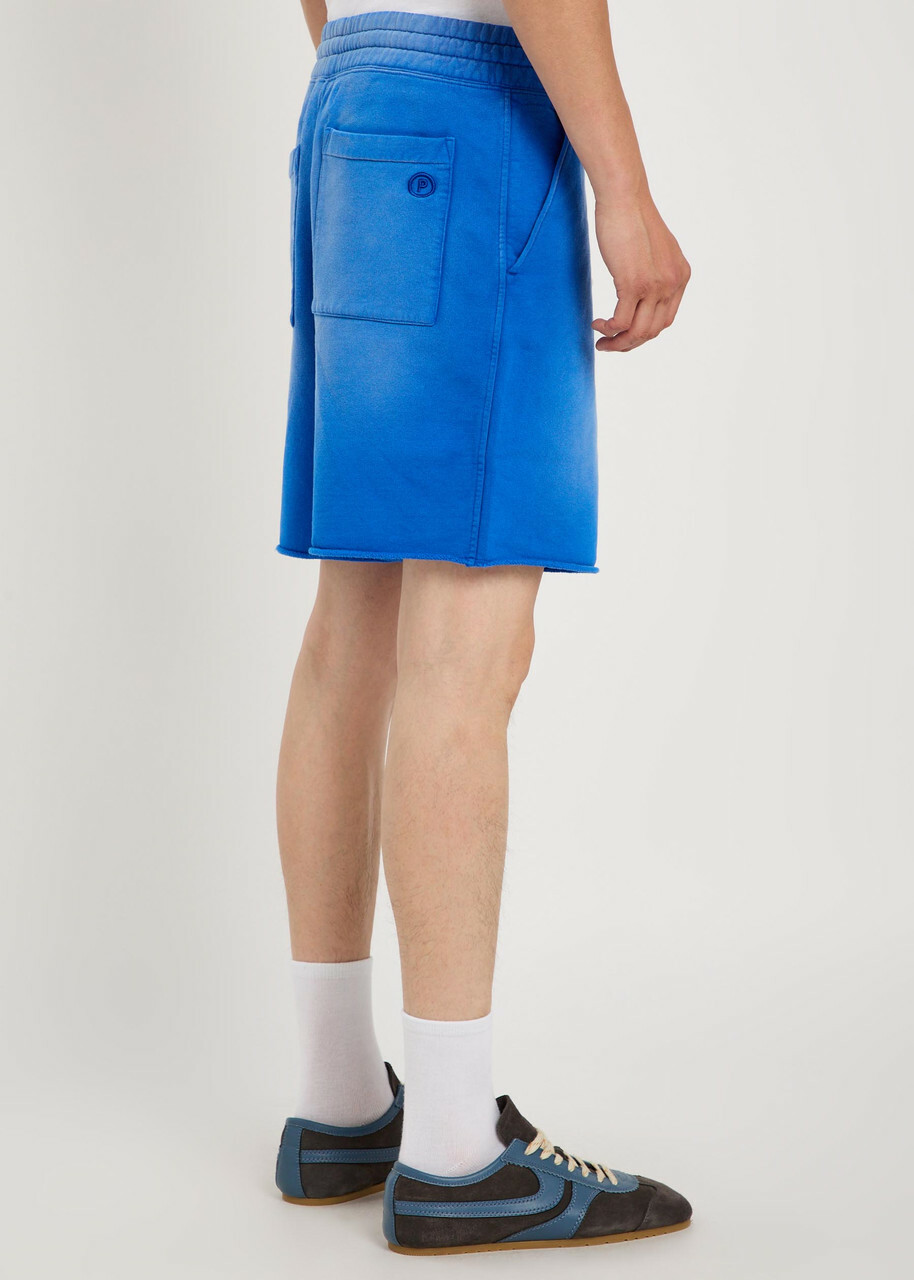 Picante Everyday Faded Cotton Shorts Royal Blue