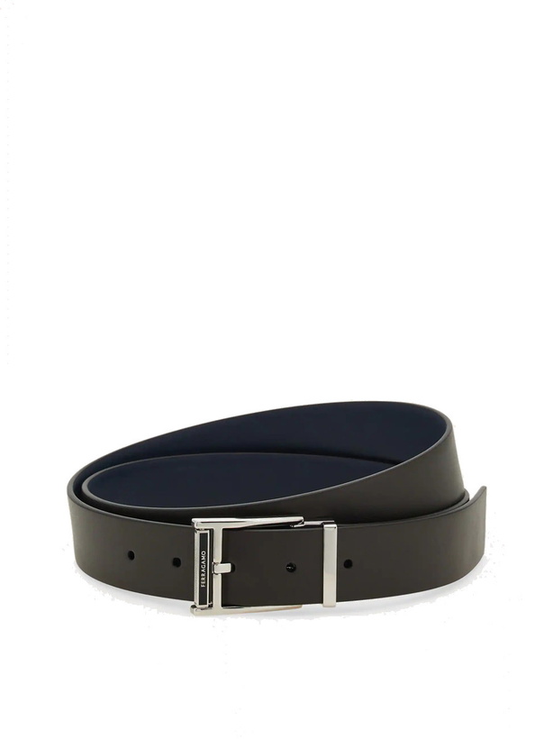 Photo: Ferragamo Mens Reversible and adjustable belt in Brown